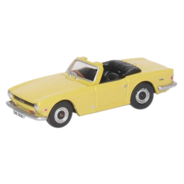 Oxford 76TR6001 1:76 Triumph TR6 Mimosa Yellow