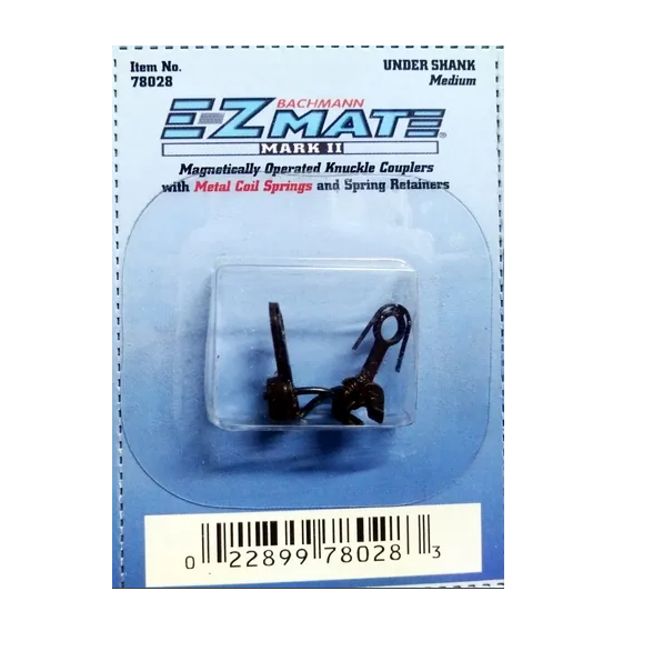 Bachmann USA 78028 [HO] Under Shank (Medium) E-Z Mate Mark II Couplers