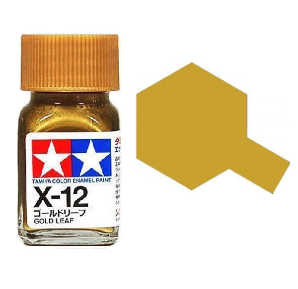 Tamiya 80012 X-12 GOLD LEAF Enamel Paint - 10ml