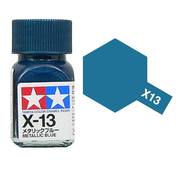 Tamiya 80013 X-13 METALLIC BLUE Enamel Paint - 10ml