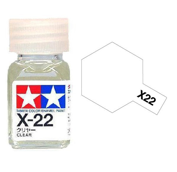 Tamiya 80022 X-22 GLOSS CLEAR Enamel Paint - 10ml