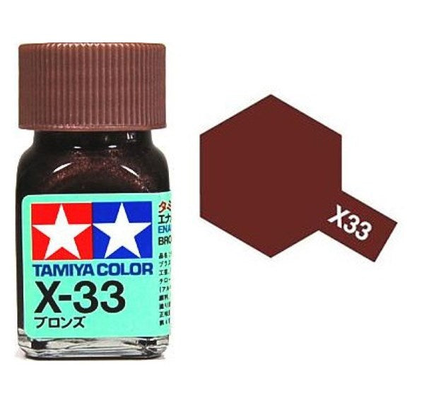 Tamiya 80033 X-33 BRONZE Enamel Paint - 10ml