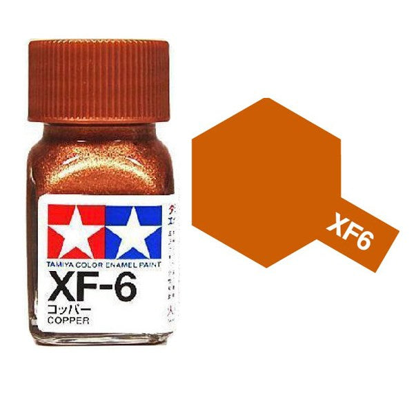 Tamiya 80306 XF-6 FLAT COPPER Enamel Paint - 10ml