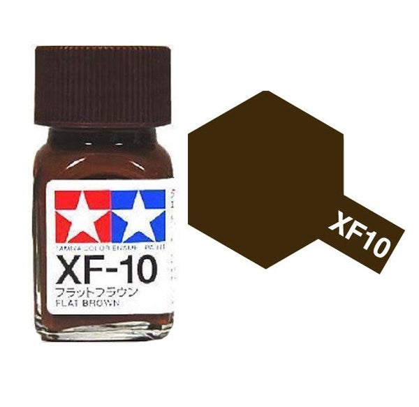 Tamiya 80310 XF-10 FLAT BROWN Enamel Paint - 10ml