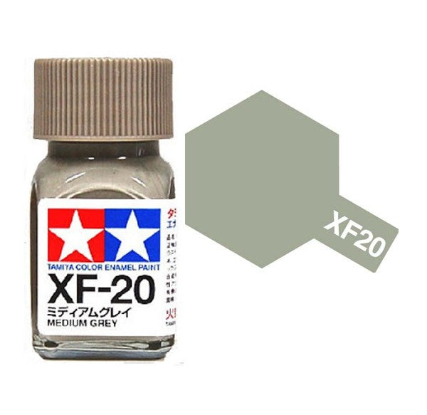 Tamiya 80320 XF-20 MEDIUM GREY Enamel Paint - 10ml
