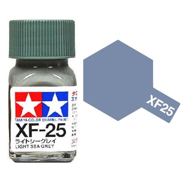 Tamiya 80325 XF-25 LIGHT SEA GREY Enamel Paint - 10ml
