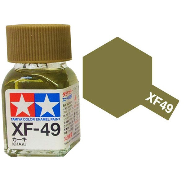 Tamiya 80349 XF-49 FLAT KHAKI Enamel Paint - 10ml