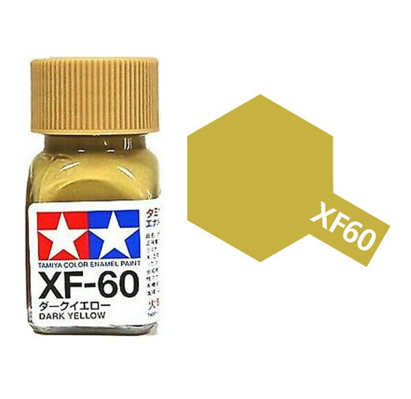 Tamiya 80360 XF-60 DARK YELLOW Enamel Paint - 10ml