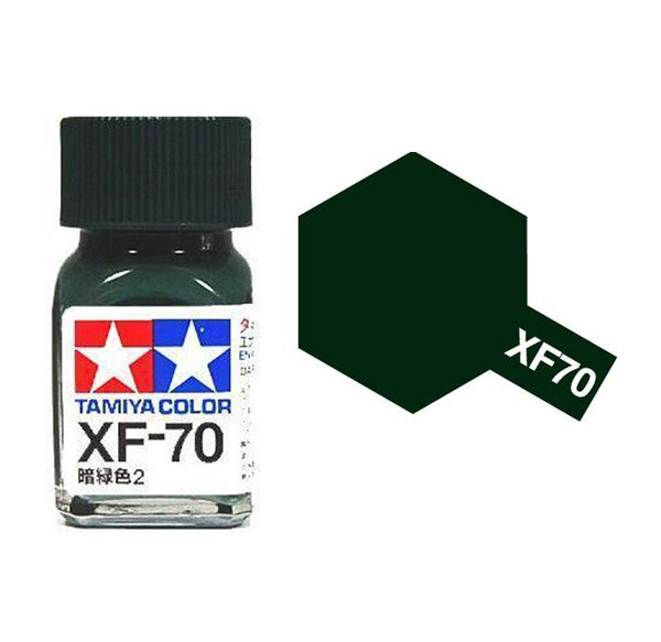 Tamiya 80370 XF-70 DARK GREEN 2 (IJN) Enamel Paint - 10ml