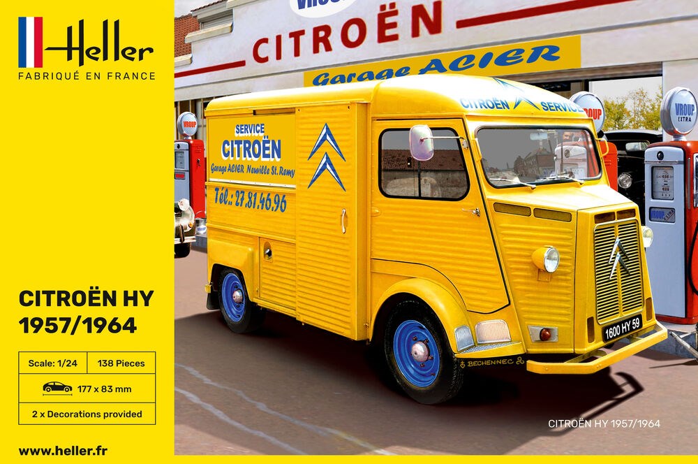 Heller 80744 1:24 Citroen Type HY 1957/1964