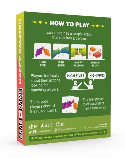 Grab & Game - Happy Salmon