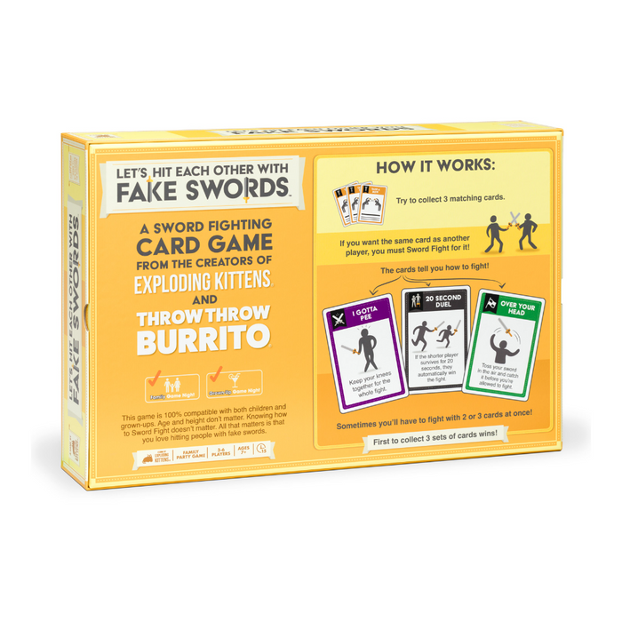 Let's Hit Each Other With Fake Swords by Exploding Kittens (large box)