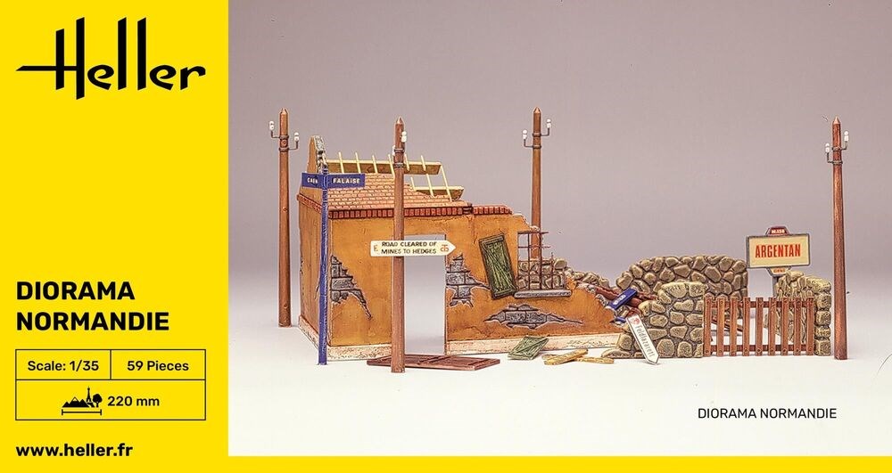 Heller 81250 1:35 Diorama Normandy