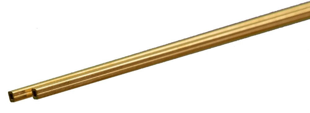 K&S 8149 2 x Square Brass Tube 1/16 x 12"