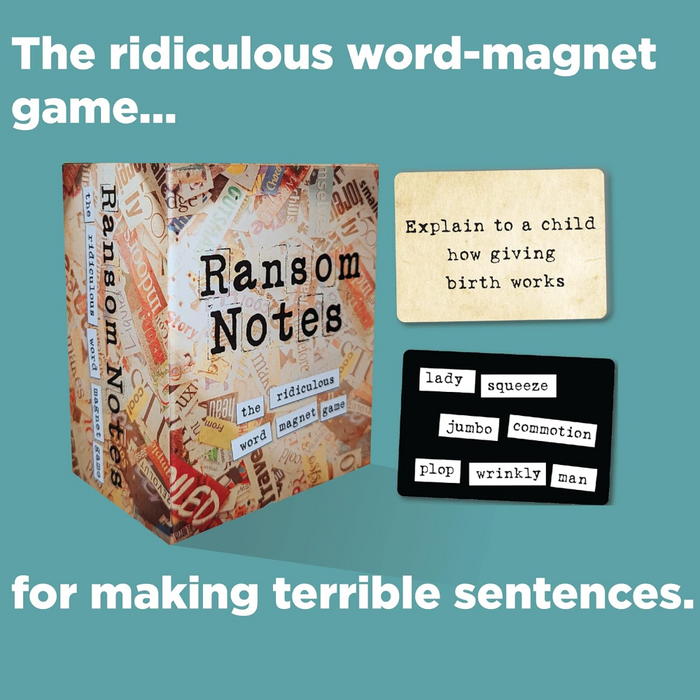 Hilarious Ransom Notes Ransom Notes The Ridiculous Word Magnet — Ironhorse Hobbies