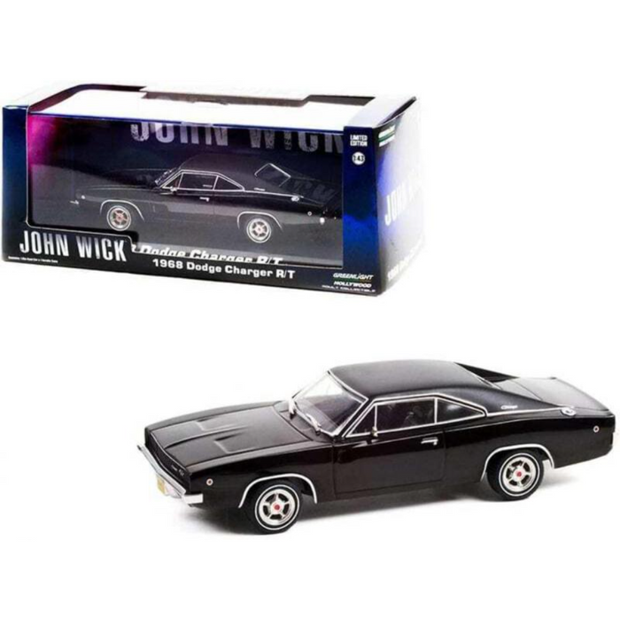 Greenlight 86608 1:43 1968 Dodge Charger R/ T-John Wick