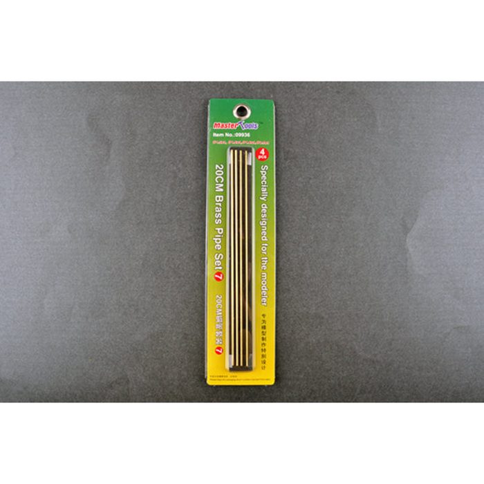 Master Tools 09936 20CM Brass Pipe Set 7--1.5,1.6,1.8,2.0*4