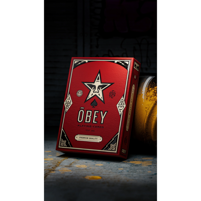 Theory 11 - Obey Red Edition Playing Cards