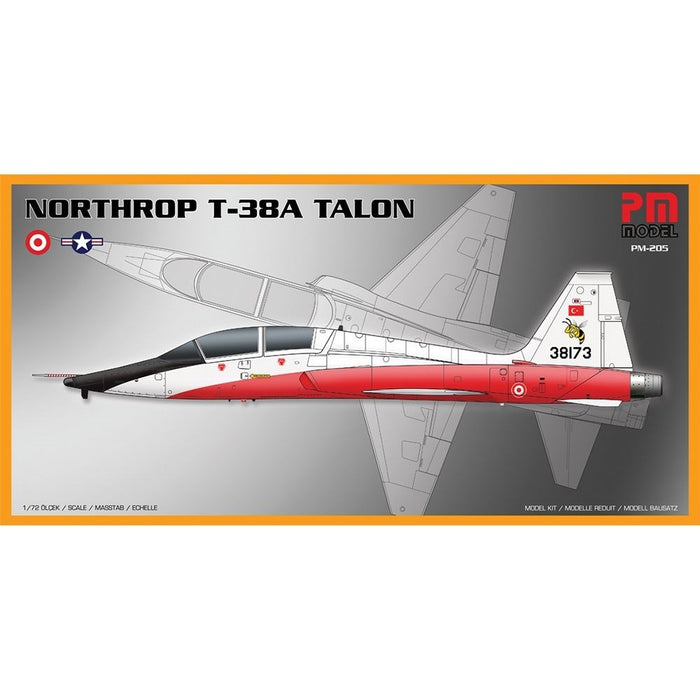 PM Model 205 1:72 Turkish Air Force Northrop T-38A Talon Jet Trainer Aircraft