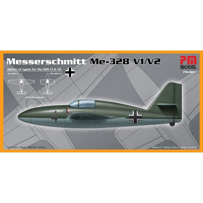 PM Model 223 1:72 German Air Force Messerschmitt Me 328 V1/V2 Prototype Fighter Aircraft