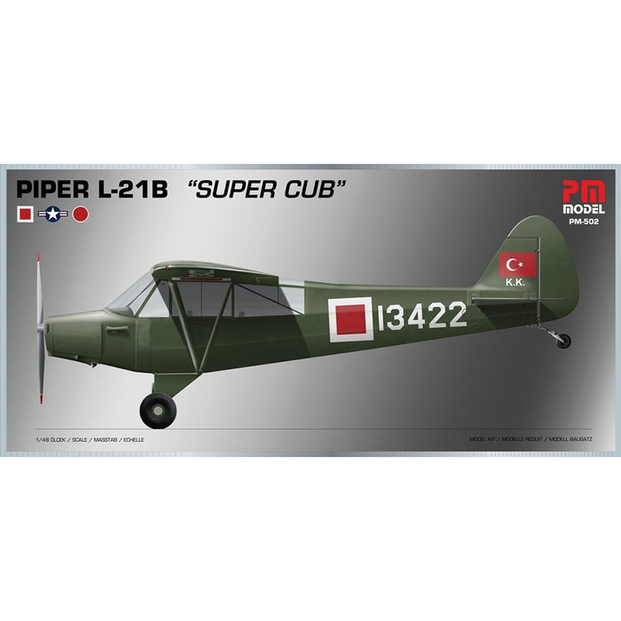 PM Model 502 1:48 Piper L-21B Super Cub Light Utility Aircraft