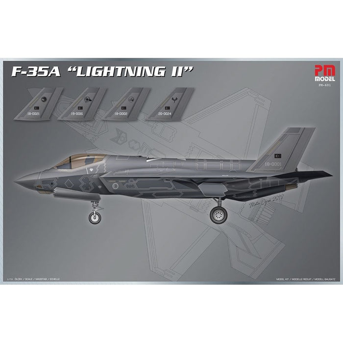 PM Model 601 1:72 F-35A Lightning II Fighter Aircraft