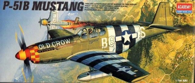 Academy 12464 1:72 P-51B Mustang