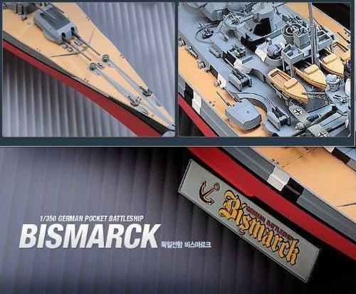 Academy 14109 1:350 Bismarck Kit