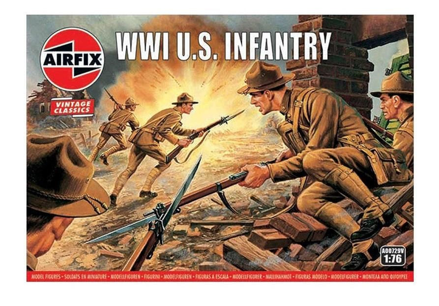 Airfix A00729V 1:76 WWI U.S. Infantry Vintage Classic