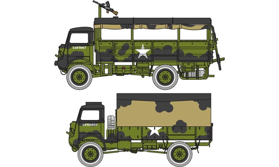 Airfix A03306 1:76 Bedford QLT &amp; Bedford QLD Trucks