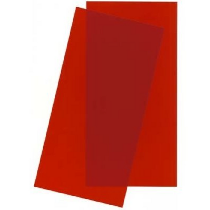 Evergreen 9901 Transparent Coloured Sheets Red (0.010in) 0.25 x 150 x 300 mm