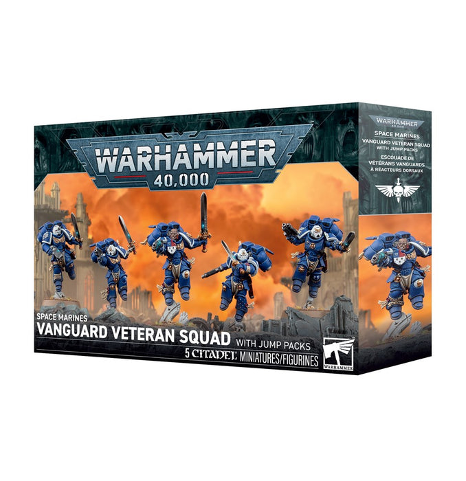 [Pre-Order] Warhammer 40K 48-106 Space Marines: Vanguard Veteran Squad with Jump Packs