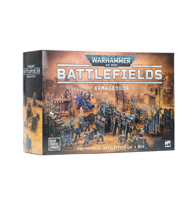 [Pre-Order] Warhammer 40K 40-70 Battlefields: Armageddon (Pre-Painted Terrain Set)