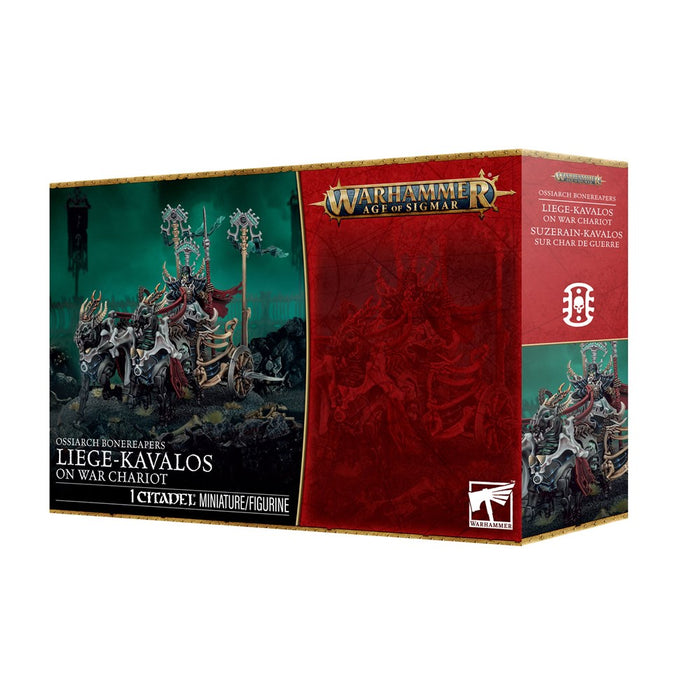 [Pre-Order] Age of Sigmar 94-36 Ossiarch Bonereapers: Liege-Kavalos On War Chariot