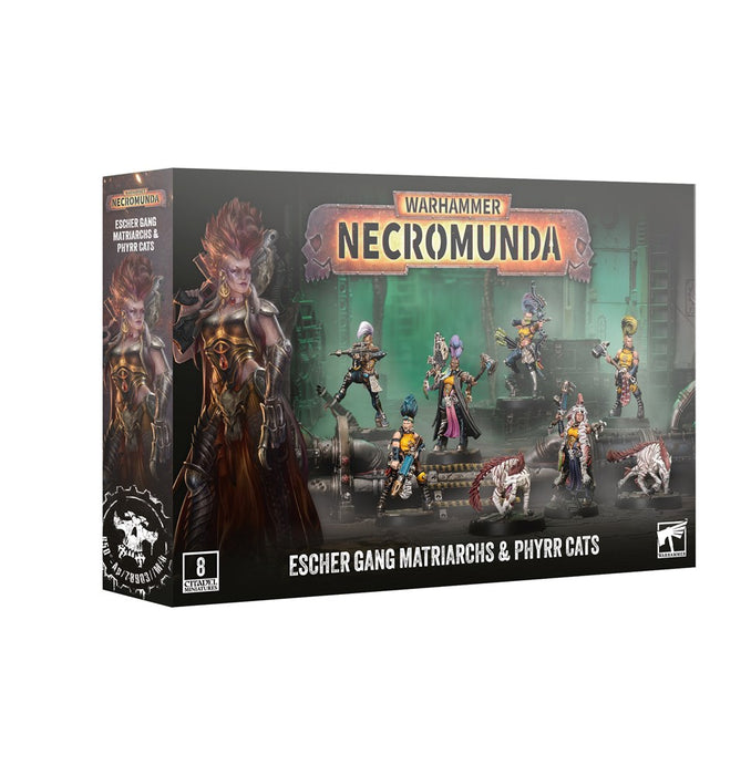 [Pre-Order] Necromunda 301-75 Escher Gang Matriarchs & Phyrr Cats
