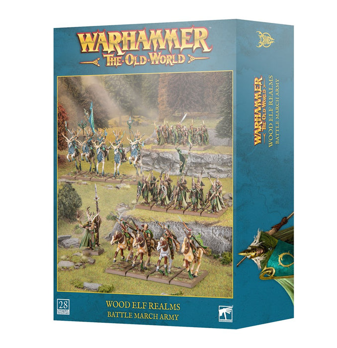 [Pre-Order] The Old World 13-110 Wood Elf Realms: Battle March Army