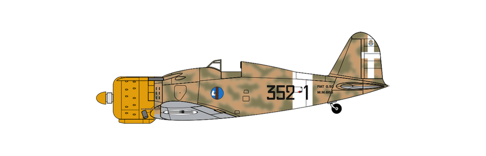 Airfix A01046V 1:72 FIAT G50 - Vintage Classics