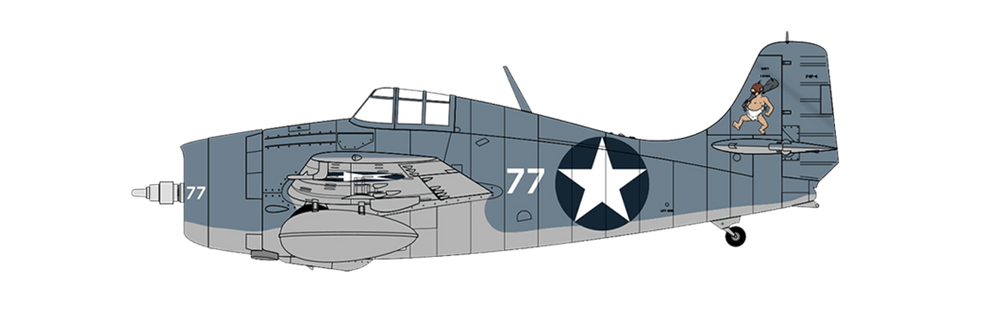 Airfix A02070A 1:72 F4F-4 Wildcat