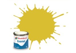 Humbrol 81 Pale Yellow - Matt - 14ml Enamel - Discontinued