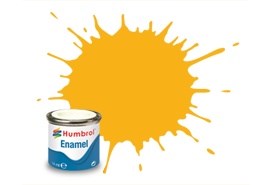 Humbrol 154 Insignia Yellow - Matt - 14ml Enamel
