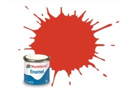 Humbrol 174 Signal Red - Satin - 14ml Enamel