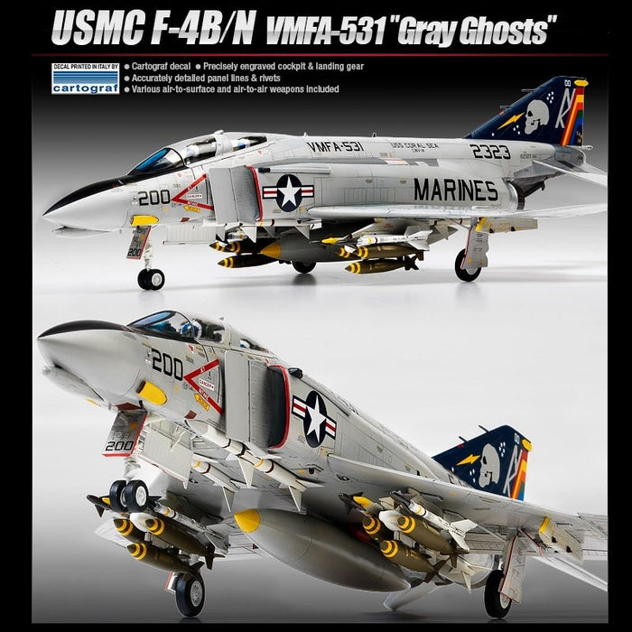 Academy 12315 1:48 F-4B/N VMFA-531 "Gray Ghosts" USN