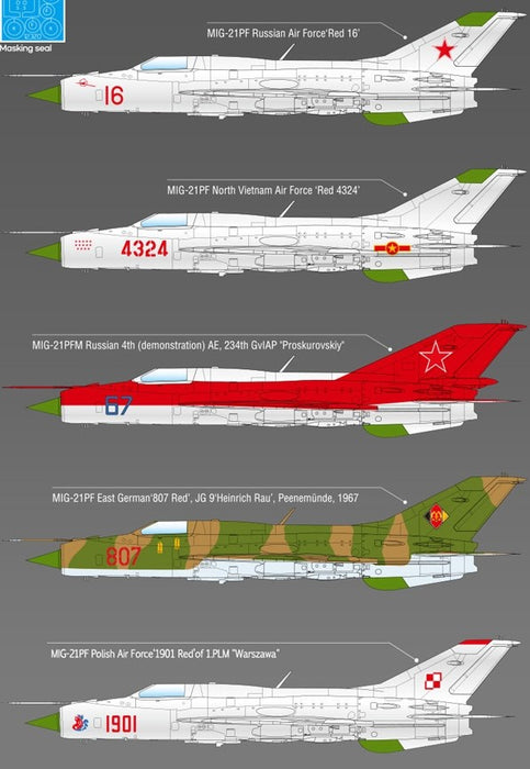 Academy 12320 1:48 Russian Air Force MiG-21PF Fishbed-D