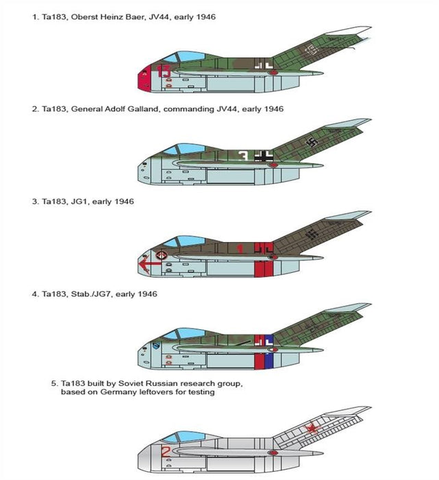 Academy 12327 1:48 Focke-Wulf Ta-183 Huckebein