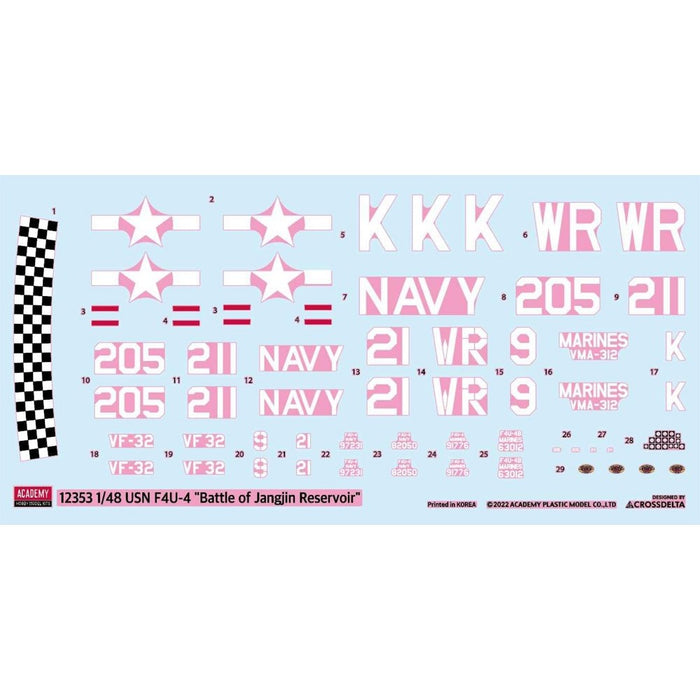 Academy 12353 1:48 USN F4U-4 Corsair "Battle of Jangjin Reservoir"