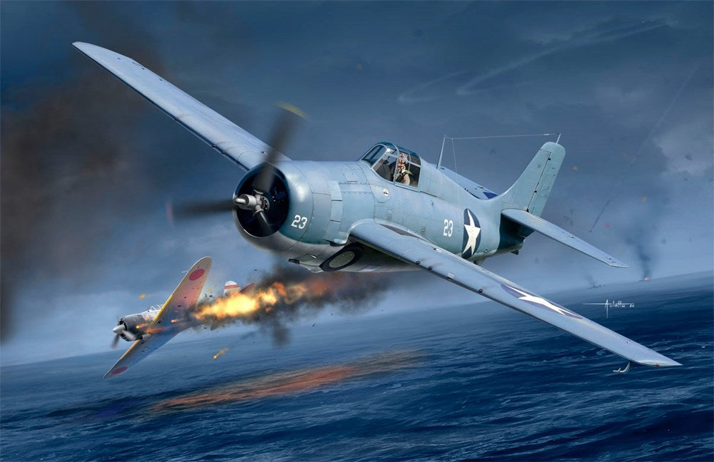 Academy 12355 1:48 F4F-4 Wildcat "Battle of Midway" USN