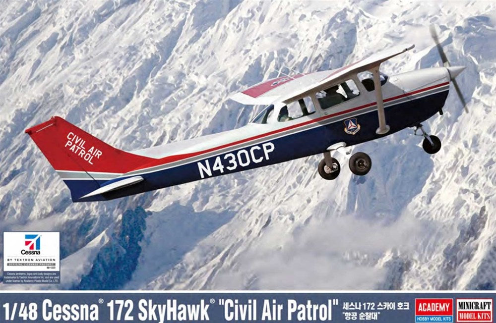 Academy 12367 1:48 Cessna 172 Skyhawk "Civil Air Patrol"