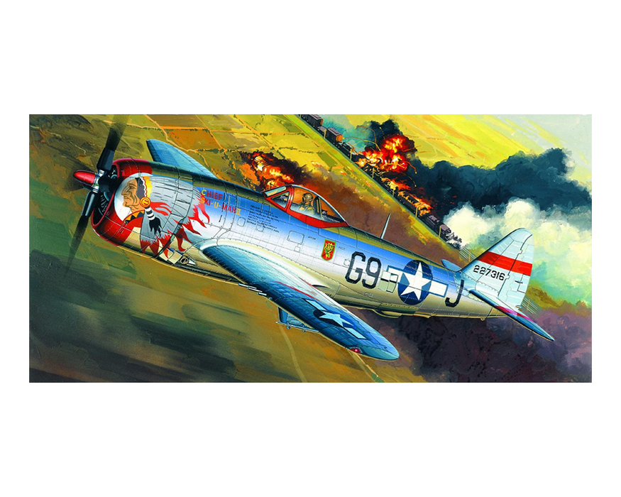 Academy 12491 1:72 P-47D Thunderbolt Bubble Top