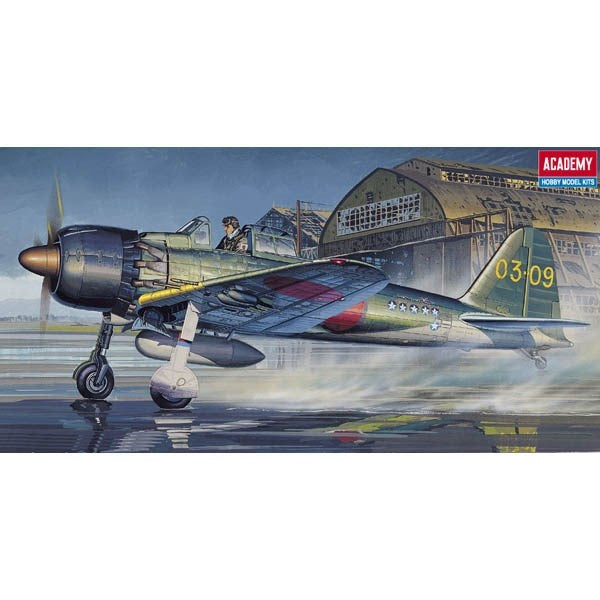 Academy 12493 1:72 Mitsubishi A6M5C Zero Type 52C