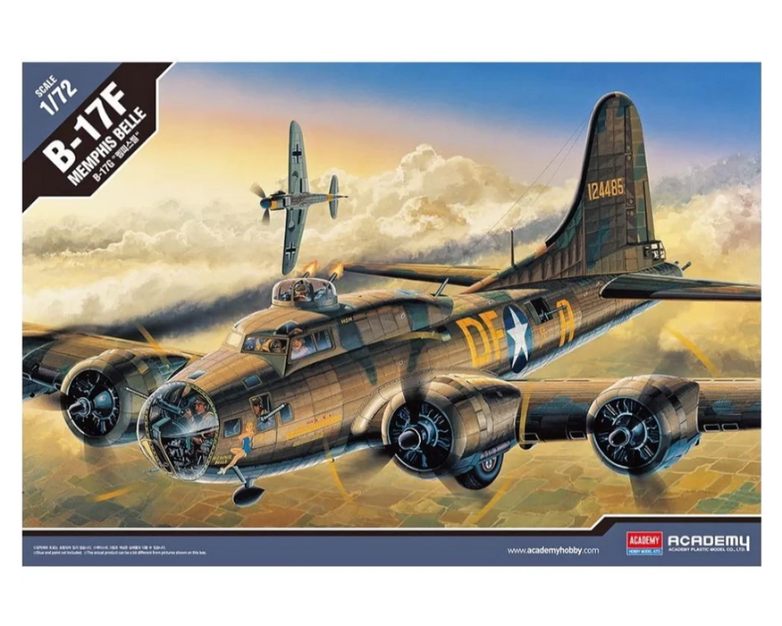 Academy 12495 1:72  B-17F 'Memphis Belle'